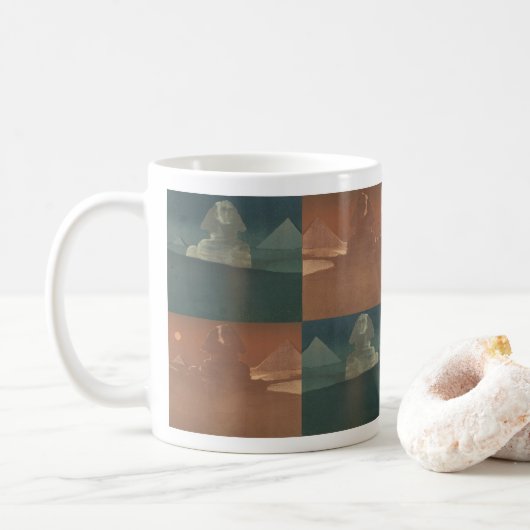 Sphinx-Tasse Kaffeetasse (Mit Donut)
