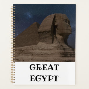 Sphinx und Gizeh Pyramids Planner Planer