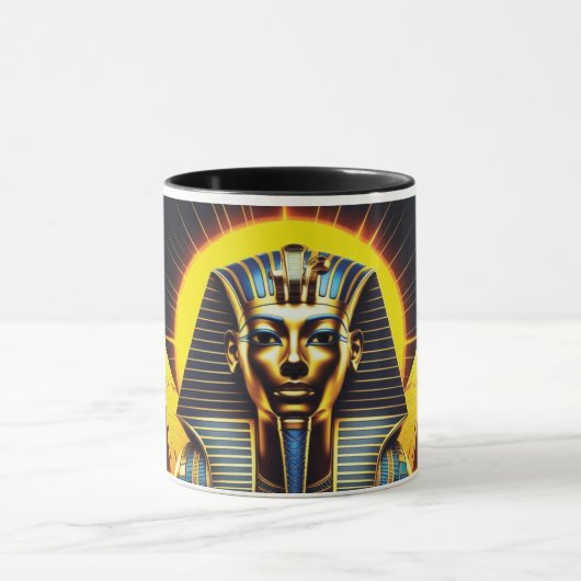 Sphinx und Pyramid - antiker ägyptischer Pharao Tasse (Zentrum)