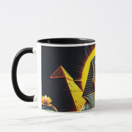 Sphinx und Pyramid - antiker ägyptischer Pharao Tasse
