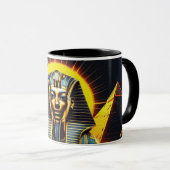 Sphinx und Pyramid - antiker ägyptischer Pharao Tasse (VorderseiteRechts)