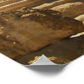 Sphinx und Pyramide Poster (Ecke)