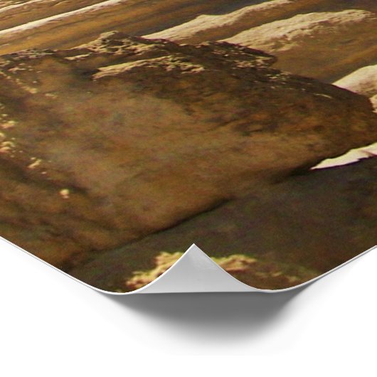 Sphinx und Pyramide Poster (Ecke)