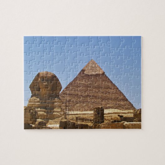 Sphinx und Pyramide Puzzle (Horizontal)