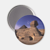 Sphinx und Pyramiden in Gizeh Kairo Ägypten Magnet (Vorderseite/Rückseite)