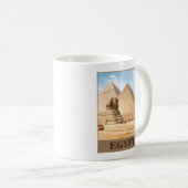 Sphinx und Pyramiden Kaffeetasse (VorderseiteRechts)