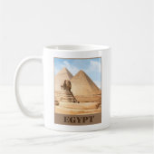 Sphinx und Pyramiden Kaffeetasse (Links)