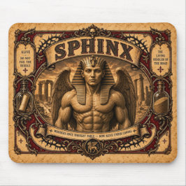 Sphinx, Vintage Circus Monster Mousepad