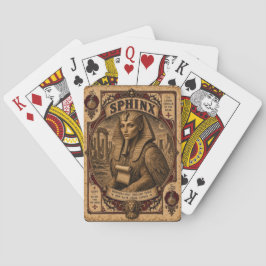 Sphinx, Vintage Zirkusmonster Spielkarten