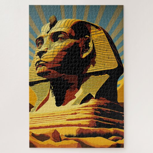 Sphinx Weltkulturerbe der Unesco Pop Puzzle (Vertikal)