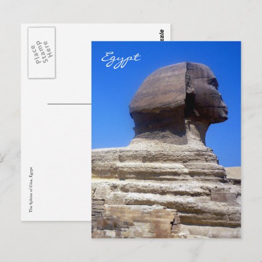 Sphinxegypt Postkarte (Vorne/Hinten)