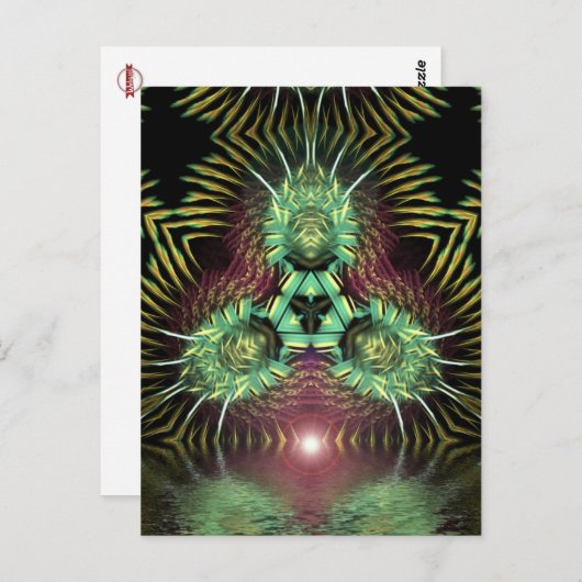 Sphinxose Postkarte (Vorne/Hinten)