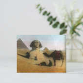 Sphnix und Pyramid Postcard Postkarte (Stehend Vorderseite)