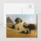 Sphnix und Pyramid Postcard Postkarte (Vorne/Hinten)