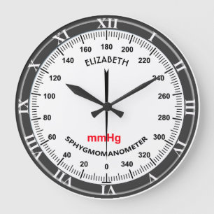 Sphygmomanometer Blutdrucküberwachung für Nurse Große Wanduhr