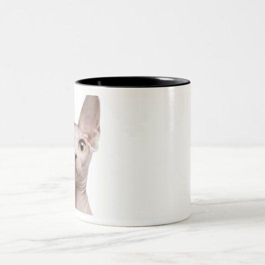 Sphynx (13 Monate alte) Zweifarbige Tasse (Mittel)