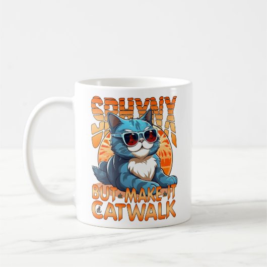 Sphynx, aber machen Sie es Catwalk Kaffeetasse (Links)