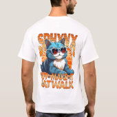 Sphynx, aber machen Sie es Catwalk T-Shirt (Rückseite)