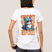 Sphynx, aber machen Sie es Catwalk. Tops & T-Shirt (Rückseite)