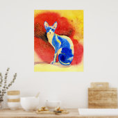 Sphynx Cat #1 Print Poster (Küche)