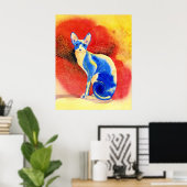 Sphynx Cat #1 Print Poster (Heimbüro)