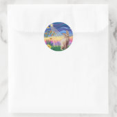 Sphynx Cat 1 - Twilight Runder Aufkleber (Tasche)