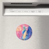 Sphynx Cat #2 Magnet (In Situ (Geschirrspüler))