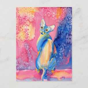 Sphynx Cat #2 Postcard Postkarte