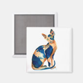 Sphynx Cat 6 Magnet (Vorderseite/Rückseite)