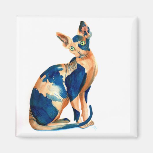 Sphynx Cat 6 Magnet (Vorne)