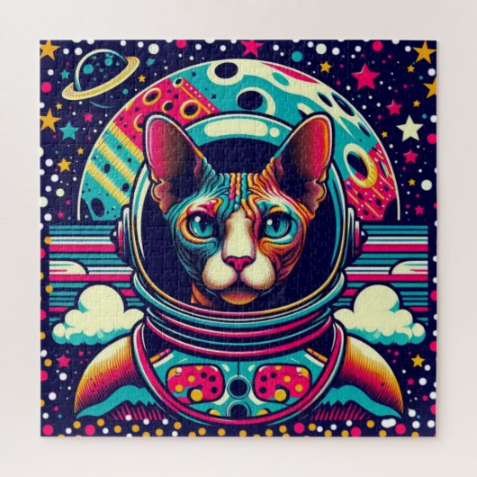 SPHYNX CAT-ASTRONAUT 4 PUZZLE (Vertikal)