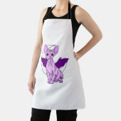 Sphynx Cat Bat Niedliche Pastel Goth Creepy Gothic Schürze (InSitu)