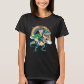Sphynx Cat Beer Dino Rex Horn Rainbow T-Shirt (Vorderseite)
