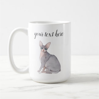 Sphynx Cat Breed Watercolor Tasse Geschenk