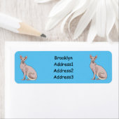 Sphynx cat cartoon illustration (Insitu)