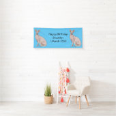 Sphynx cat cartoon illustration banner (Insitu)