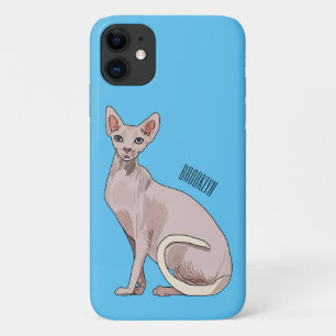 Sphynx cat cartoon illustration Case-Mate iPhone hülle