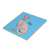 Sphynx cat cartoon illustration fliese (Seite)