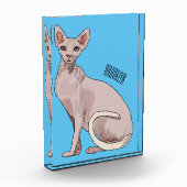 Sphynx cat cartoon illustration fotoblock (Links)