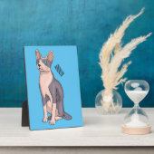 Sphynx cat cartoon illustration fotoplatte (Seite)