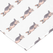 Sphynx cat cartoon illustration kurzer tischläufer (Ecke)