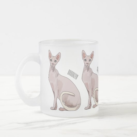 Sphynx cat cartoon illustration mattglastasse (Links)