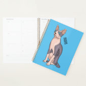 Sphynx cat cartoon illustration planer (Anzeige)