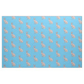 Sphynx cat cartoon illustration stoff (Fat Quarter (45,7 x 55,9 cm))