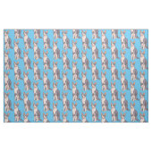 Sphynx cat cartoon illustration stoff (Fat Quarter (45,7 x 55,9 cm))