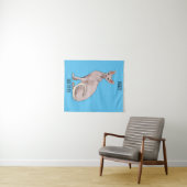 Sphynx cat cartoon illustration wandteppich (Beispiel (Horizontal))
