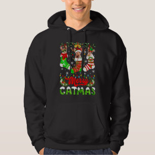 Sphynx Cat Christmas Weihnachtsmannmütze Scarf Nie Hoodie