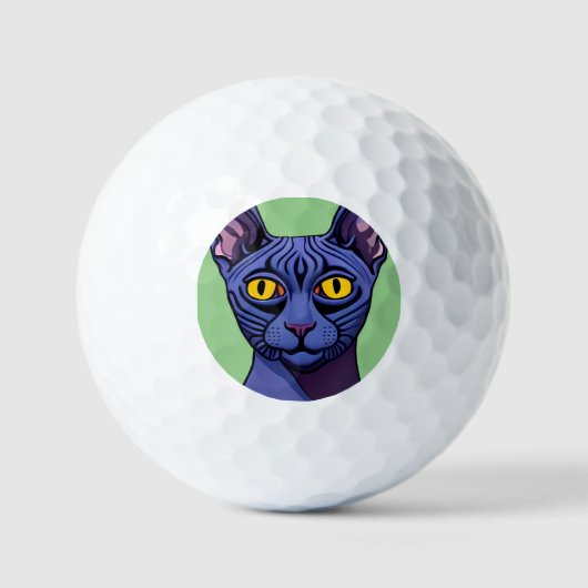 Sphynx Cat Golfball (Vorderseite)