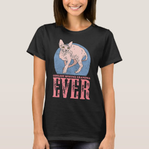 Sphynx Cat Grandma Hairless Cat Owner Sphynx Cat T-Shirt