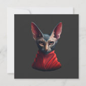 Sphynx Cat- Half Cat, Halb Teufel, Master Sphynx # (Vorderseite)